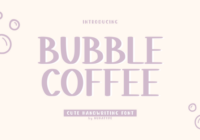 Bubble Coffee Font - Featured Image