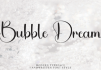 Bubble Dream Font - Featured Image