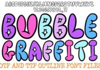 Bubble Graffiti Font - Featured Image