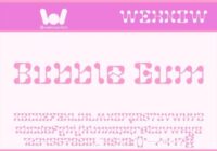 Bubble Gum Font - Featured Image