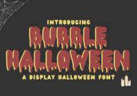 Bubble Halloween Font - Featured Image