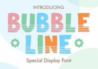 Bubble Line Font - Featured Image