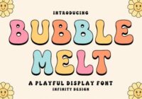 Bubble Melt Font - Featured Image