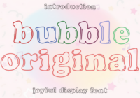 Bubble Original Font - Featured Image