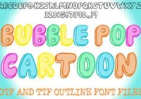 Bubble Pop Cartoon Font - Featured Image