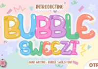 Bubble Sweezi Font - Featured Image