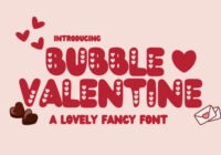 Bubble Valentine Font - Featured Image