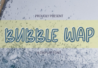 Bubble Wap Font - Featured Image