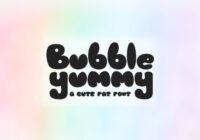 Bubble Yummy Font - Featured Image