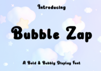 Bubble Zap Font - Featured Image