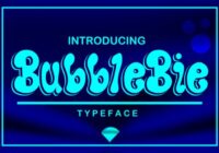 Bubblebie Font - Featured Image