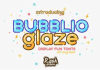 Bubblio Glaze Font - Featured Image