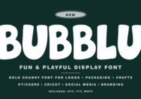 Bubblu Font - Featured Image
