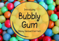 Bubbly Gum Font - Featured Image