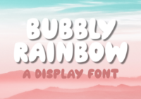 Bubbly Rainbow Font - Featured Image