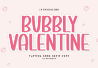 Bubbly Valentine Font - Featured Image