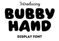 Bubby Hand Font - Featured Image