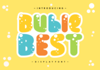 Buble Best Font - Featured Image