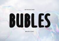 Bubles Font - Featured Image