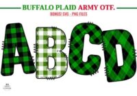Buffalo Plaid Bundle Font - Featured Image
