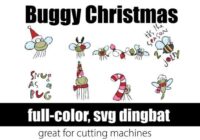 Buggy Christmas Font - Featured Image
