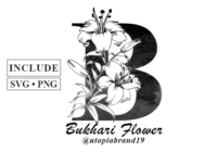 Bukhari Flower Monogram Font - Featured Image