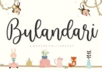 Bulandari Font - Featured Image