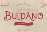 Buldano Font - Featured Image
