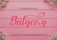 Bulgary Font - Featured Image