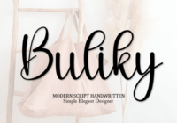 Buliky Font - Featured Image