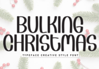 Bulking Christmas Font - Featured Image