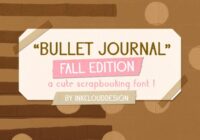 Bullet Journal Fall Font - Featured Image
