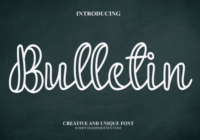 Bulletin Font - Featured Image