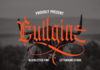Bullgine Font - Featured Image