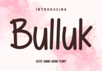 Bulluk Font - Featured Image