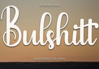 Bulshitt Font - Featured Image