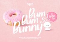 Bum Bum Bunny Font - Featured Image