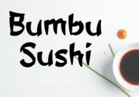 Bumbu Sushi Font - Featured Image