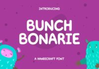 Bunch Bonarie Font - Featured Image