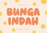 Bunga Indah Font - Featured Image