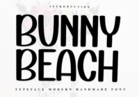 Bunny Beach Font - Featured Image