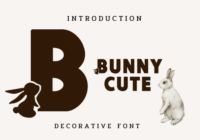 Bunny Cute Font - Featured Image