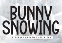 Bunny Snowing Font - Featured Image
