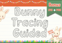 Bunny Tracing Guided Font - Featured Image