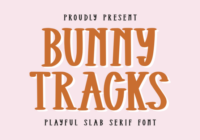 Bunny Tracks Font - Featured Image