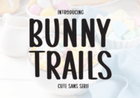 Bunny Trails Font - Featured Image