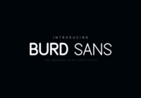 Burd Sans Font - Featured Image