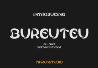 Bureuteu Font - Featured Image