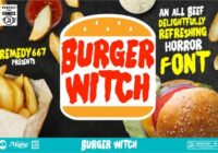 Burger Witch Font - Featured Image