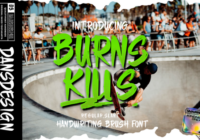 Burn Kills Font - Featured Image